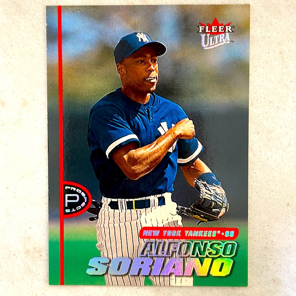 🔥 Alfonso Soriano New York Yankees Rookie Card! ⚾️